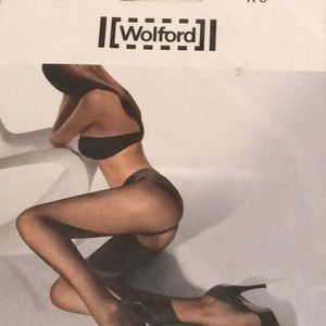 Woldford Fishnet Tights Honey